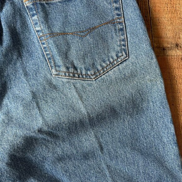 Vintage Jordache Original 100% Cotton Blue Denim Jeans Men's 38x32 Straight Leg - Picture 3 of 10